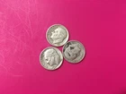 Lot Of 3 Roosevelt Dimes   1951 S