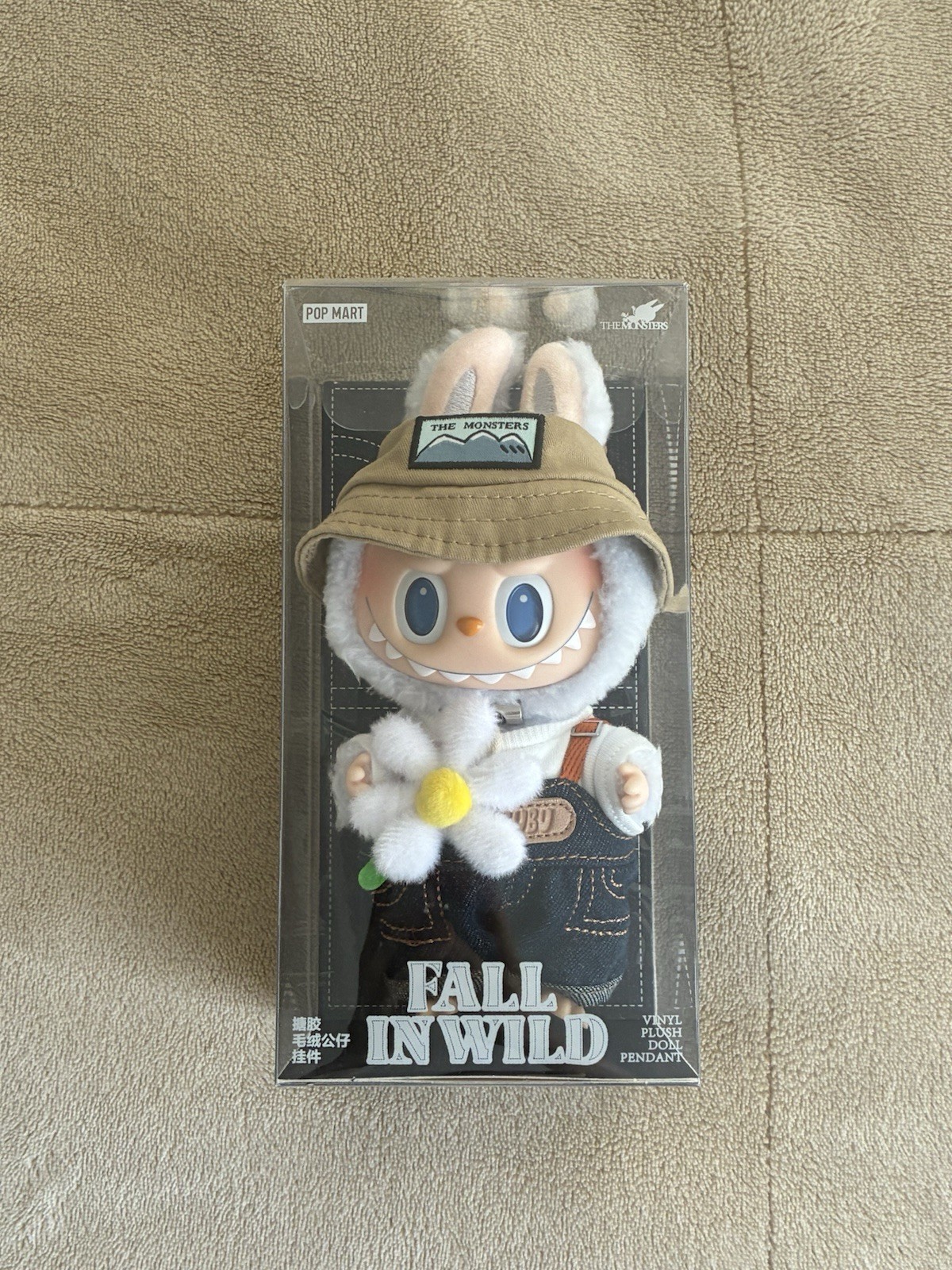 Pop MART Labubu Fall in Wild Series Vinyl Plush Doll Pendant