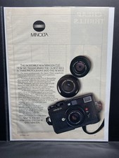 1981 Vintage Ads, Printed Ad, Minolta CLE Camera 1254 
