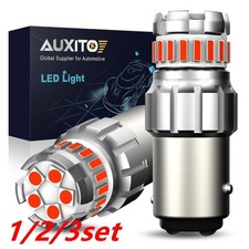 12set 1157 Red Free Canbus Error Turn Led Signal Tail Stoplight Brake Bulb Lamp