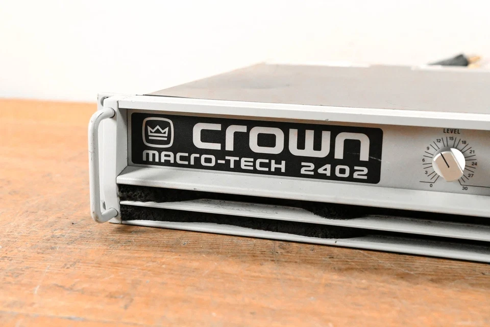 Crown Macro-Tech 2402 2-Channel Power Amplifier CG01TLX - Image 4 of 4