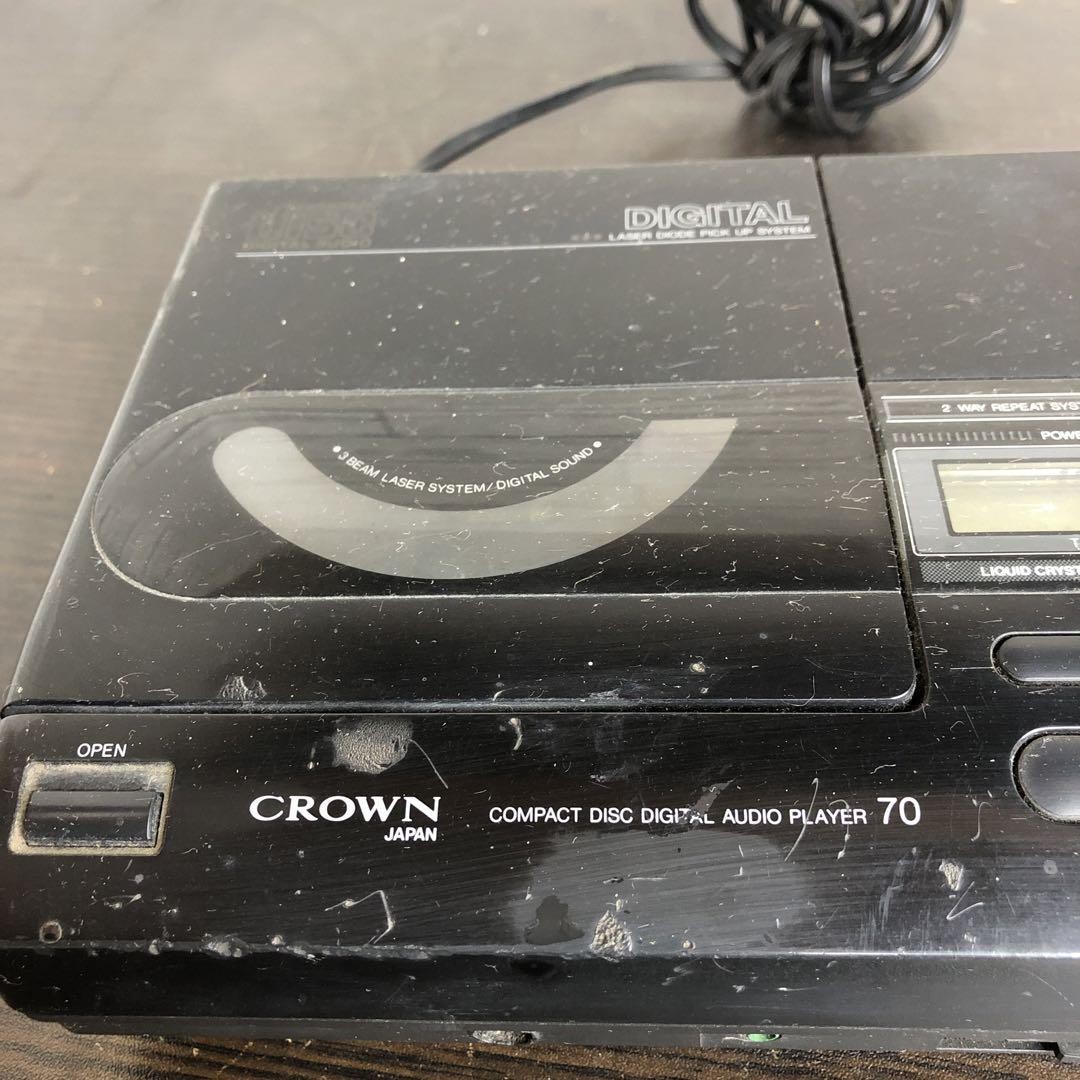 Crown Japan Cd-70 Cd Player Vintage Audio Home Stereo