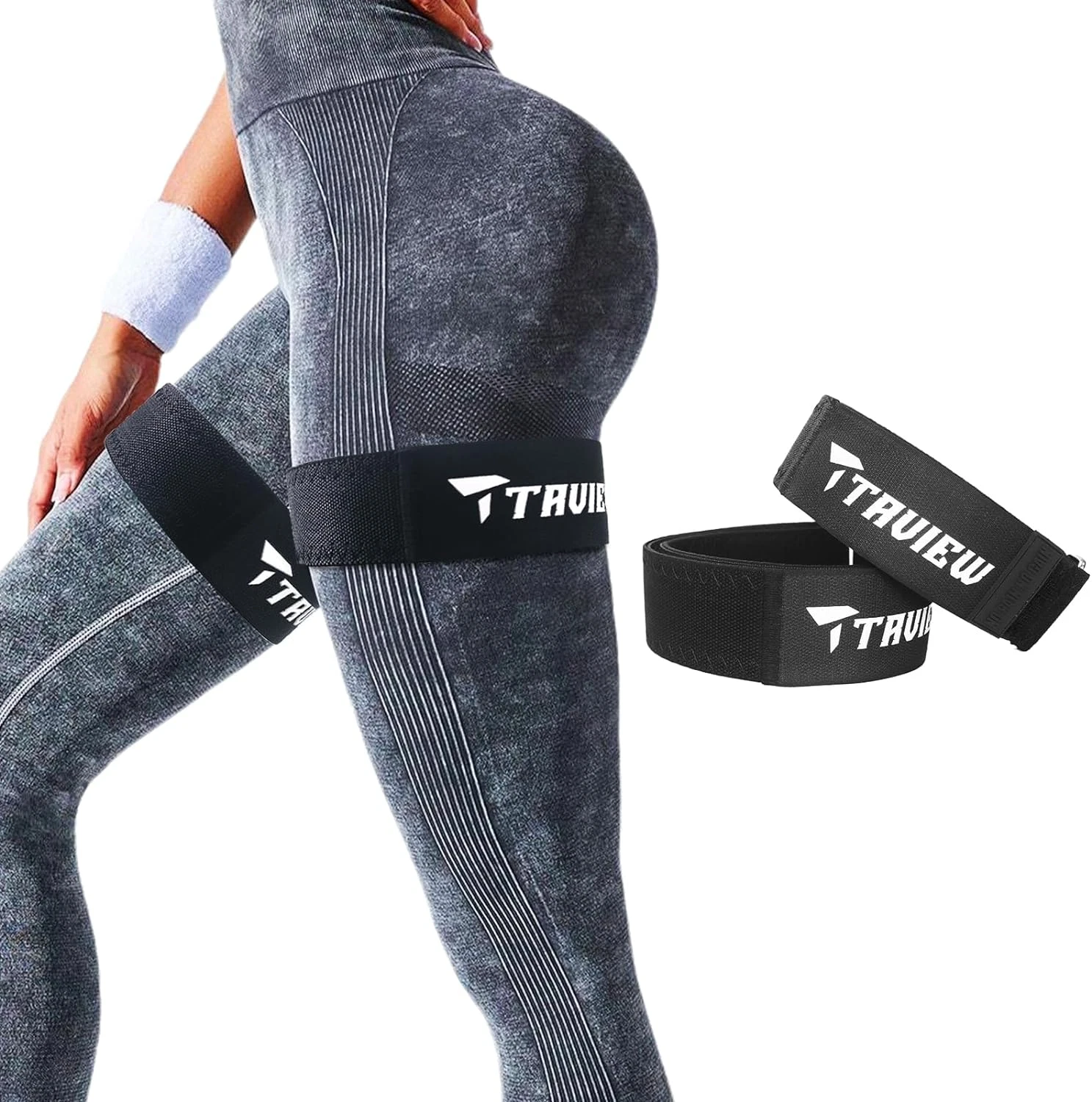 Bandas gluteos restriccion flujo sangre bfr resistencia cadera muslo ejercicio