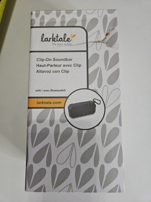 Clip On Soundbar Larktale Bluetooth Speaker Black New In Box Portable Music