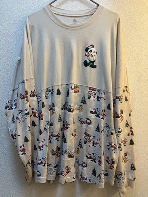 Disney Parks Spirit Jersey Very Merry Christmas Party Snow Much Fun World XXL