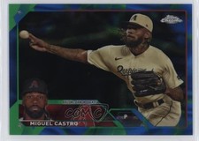 2023 Chrome Update Blue & Green Lava Lamp Refractor 105/125 Miguel Castro 11pj