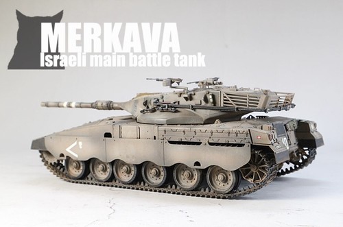 Tamiya 1 35 Israele Forze Difesa Carro armato battaglia principale Merkava assemblaggio dipinto Fini - Foto 6 di 10