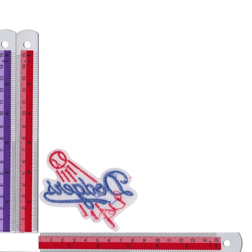 Wholesale Los Angeles Dodgers Nation Logo Size 3.2"x3.0" Sew Iron on Patch DIY - Picture 11 of 12