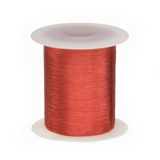 40 AWG Gauge Heavy Copper Magnet Wire 8 oz 15970' Length 0.0038" 155C Red