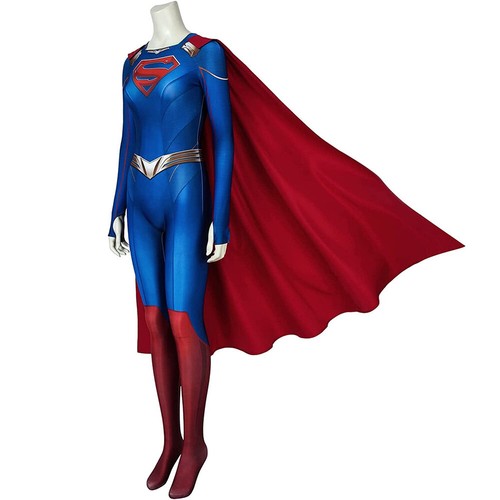 Superman and Lois Cosplay Jumpsuit Costume Halloween Adult - Picture 8 of 8