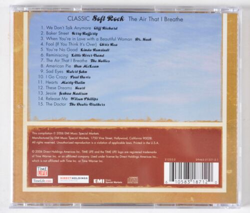 Time Life Classic Soft Rock 6 CD Collection Set 10 Discs 70s 80s 151 Songs HTF - Foto 5 di 9