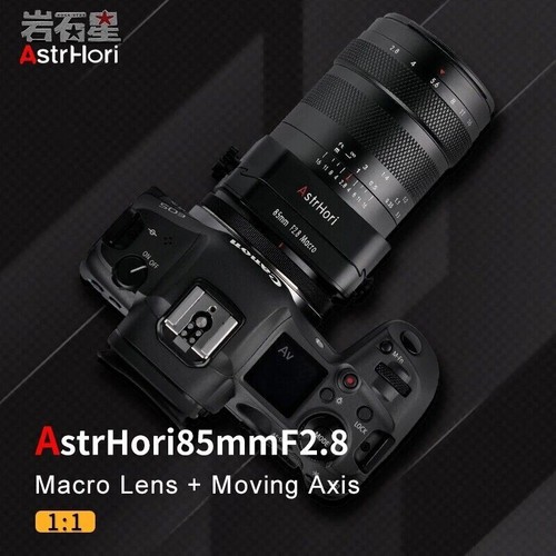 AstrHori 85mm F2.8 Tilt Macro Lens for Sony E Fuji X Leica L RF Nikon Z Camera - Picture 2 of 10