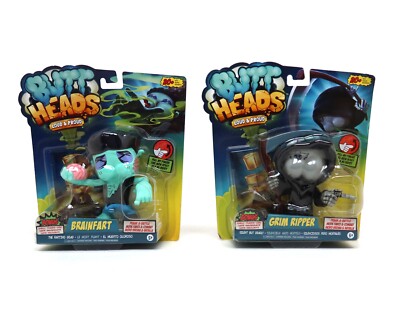 Buttheads Loud & Proud BRAINFART + GRIM RIPPER Farting Toy Game LOT OF 2
