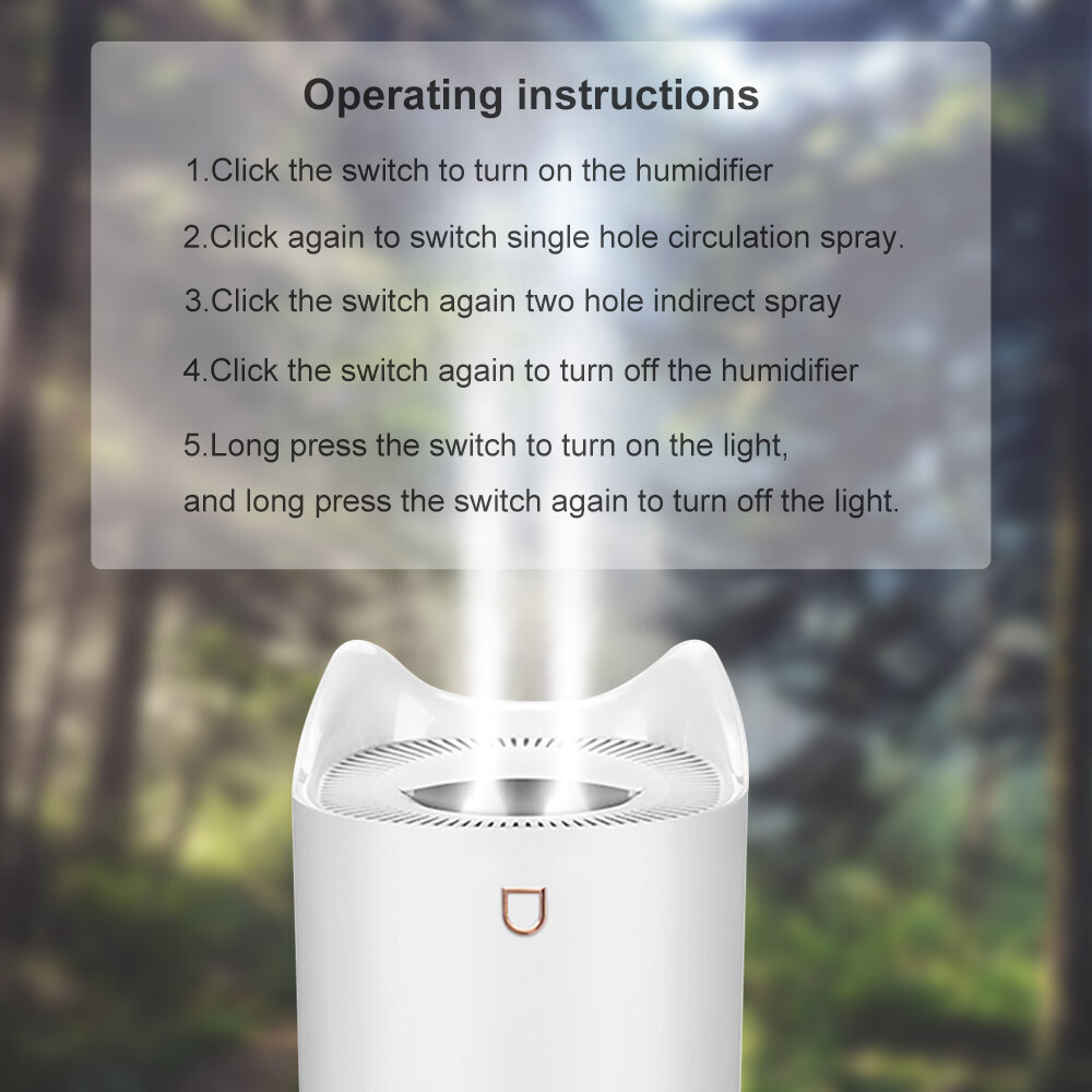 3300ml Humidifiers for Bedroom Large Room Office Cool Mist Air Humidifier eBay