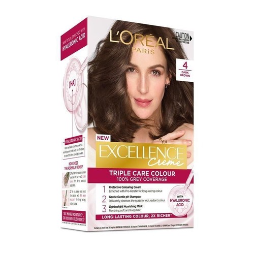 L'Oreal Excellence Creme Brown Blonde Hair Color Dye HA Acid 100% Grey Coverage - Picture 25 of 47