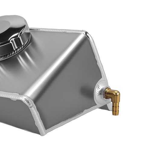 Silver Aluminum Coolant Recovery Expansion Tank Bottle for Mazda Miata 1999-2005 - Picture 8 of 12