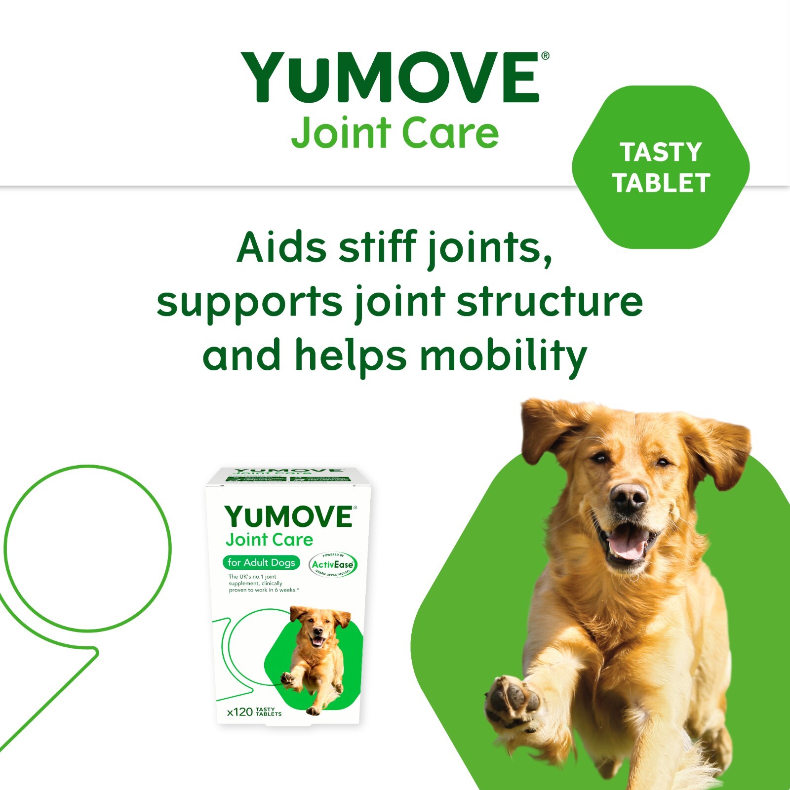 YuMOVE Joint Supplement for Adult Dogs Tablets Various Sizes DIRECT