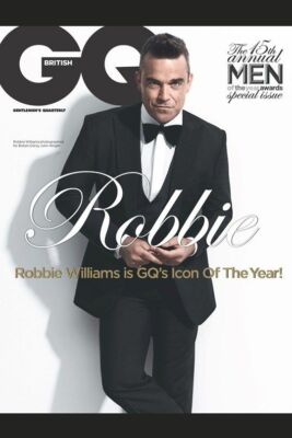 GQ BRITISH Robbie Williams John Wright Noel Gallagher Dan Stevens Elton John NEW