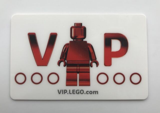 LEGGO VIP PROGRAM GIFT CARD. No Cash Value.