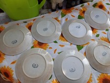 1 Lot De 8 Assiettes Mure Tf