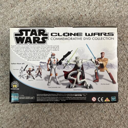 Star Wars Clone Wars Commemorative DVD Collection Obi-Wan Cmdr Cody Grievous - Picture 2 of 8