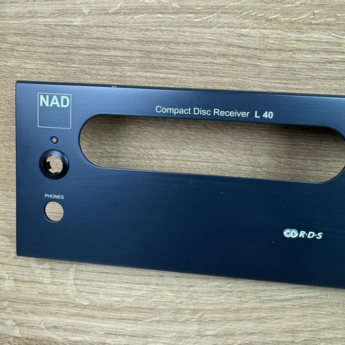 NAD L40 Receiver Front Panel Facia EXCELLENT CONDITION GREY - Picture 2 of 6