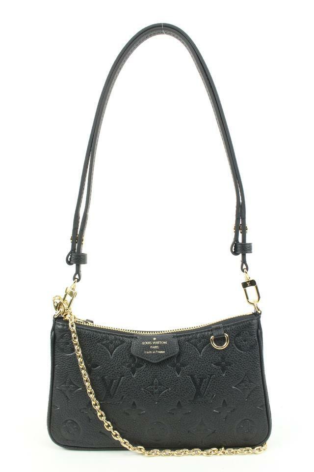 Louis Vuitton Easy Pouch on Strap Black Monogram Empreinte