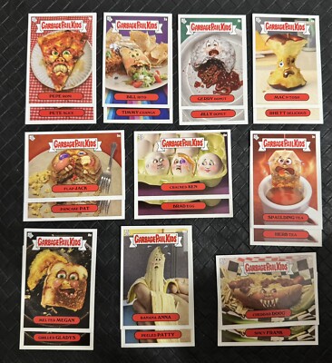 2020 Garbage Pail Kids Kitchen A -B Rare Print Run 72 Complete GPK Pete Slice