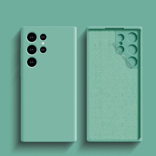 Liquid Silicone Case For Samsung Galaxy S22 S21 S23 S24 Ultra A34 A54 Back Cover - Photo 13 sur 38