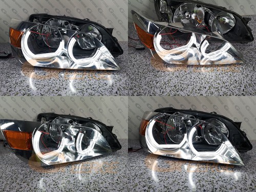 For Toyota Altezza Ultra Bright Crystal DTM Style Led Angel Eyes Kit Halo Rings - Picture 4 of 13