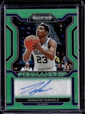 2022 Panini Prizm Draft Picks #CP-JSA Jermaine S College Penmanship Prizms Green