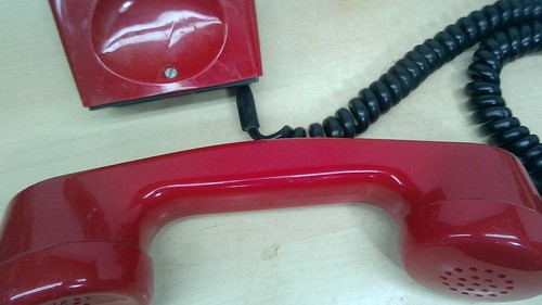 Raro teléfono de marcación giratoria Safnat Milano rojo de colección de los años 70 Italia - sin probar - Imagen 20 de 24