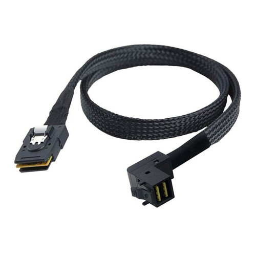 SFF 8087 to 90 Degree MiniSAS 8643 Internal Connection Cable for Hard Drives - Photo 7/10