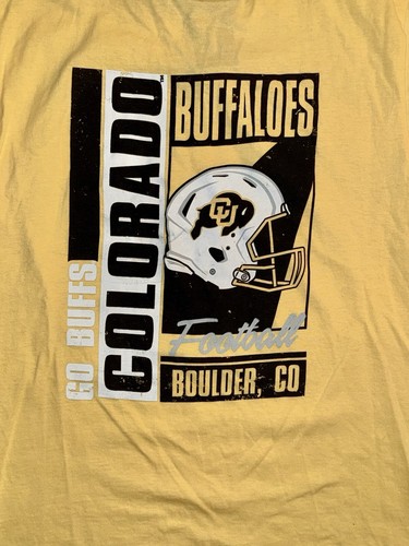 Colorado Buffaloes CU Football Boulder YXL NWT Shirt NCAA - Picture 4 of 5