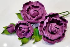 Peony Sugar Flower Spray