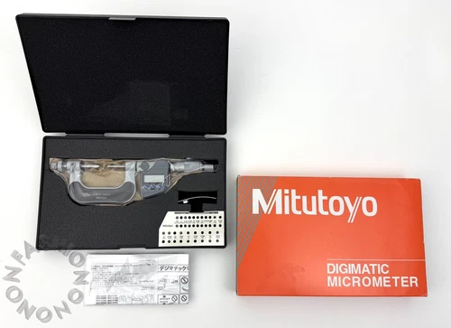 Mitutoyo 324-251-30 Gear Tooth Micrometer 0-25mm Range .00005"/.001mm Resolution