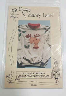 Down Memory Lane Holy Holy Reindeer M #65 Pattern