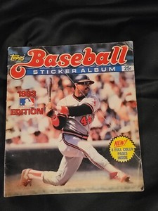 1983 Topps Baseball Sticker Album Complete Book