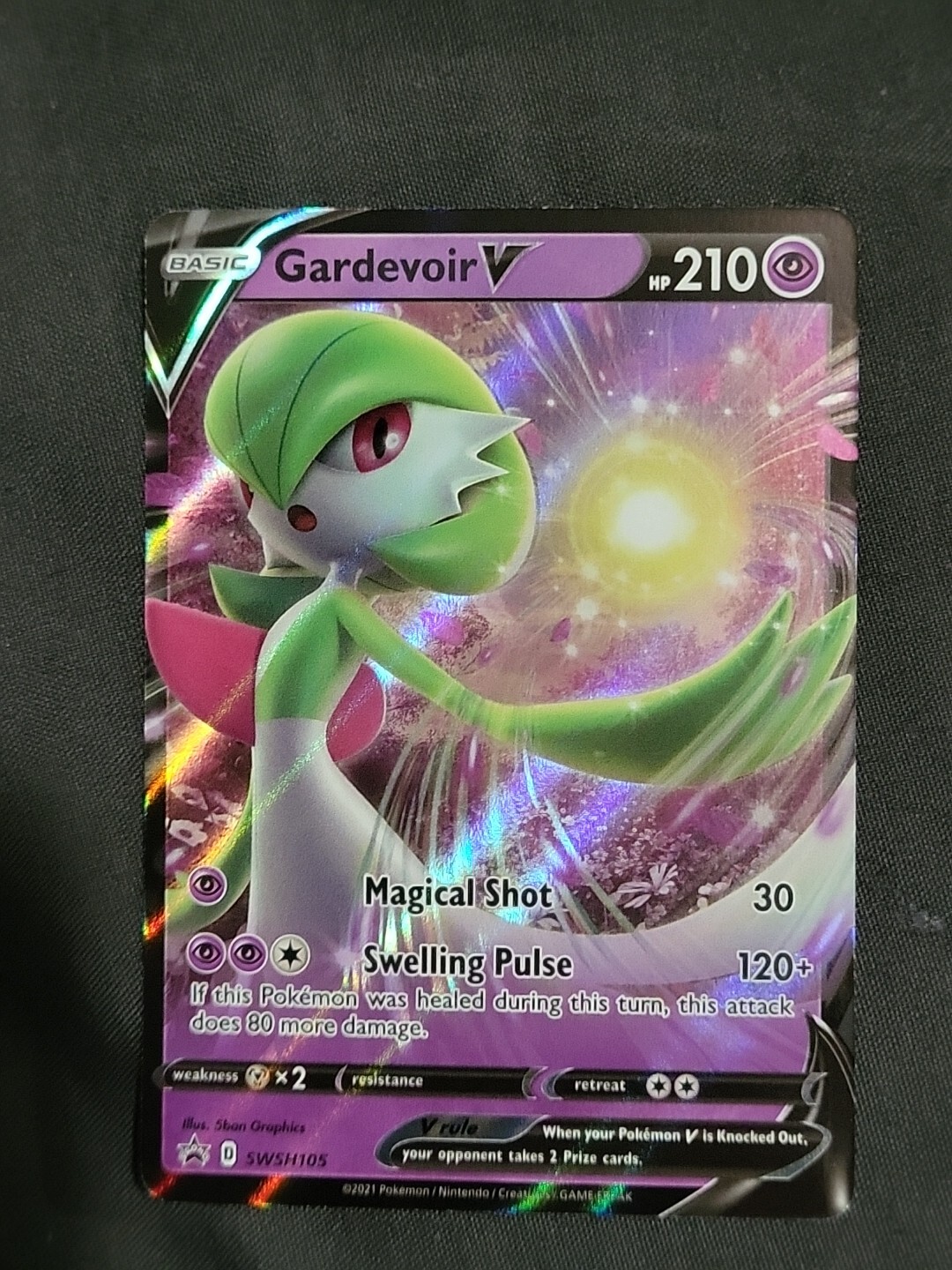 Gardevoir V SWSH105 SWSH Black Star Promos Promo Near Mint Pokémon TCG