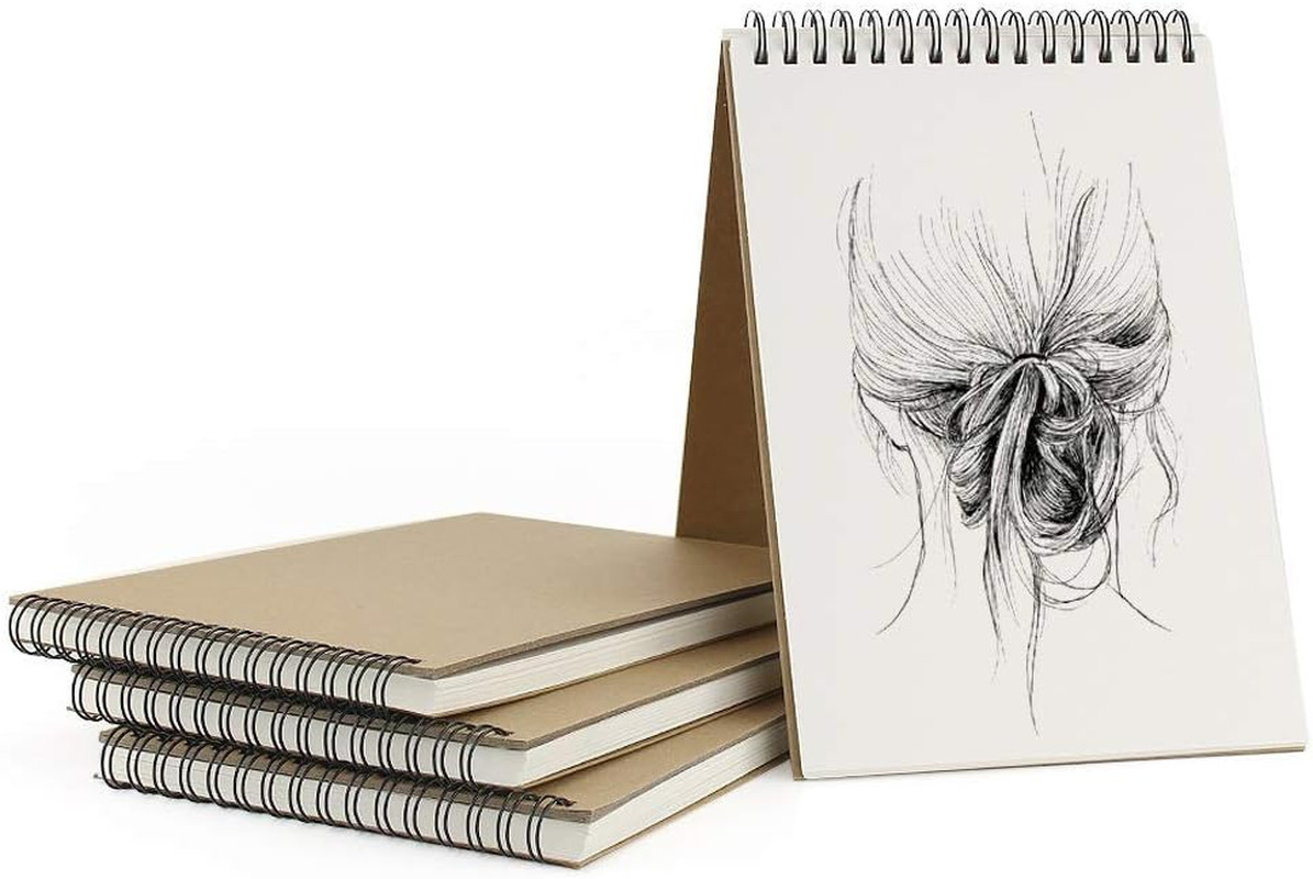 Cahier de croquis A5 à spirale pour dessiner en voyage et immortaliser vos idées sur le vif