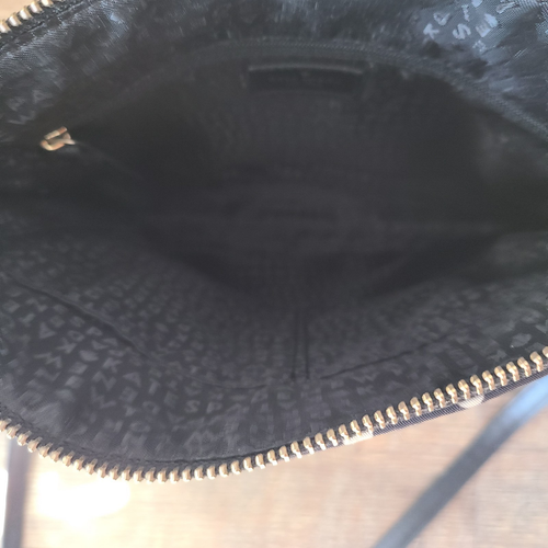 Bolso Mensajero Kate Spade Negro Lunares Bandolera Ajustable Cartera Fiesta Informal - Imagen 9 de 14