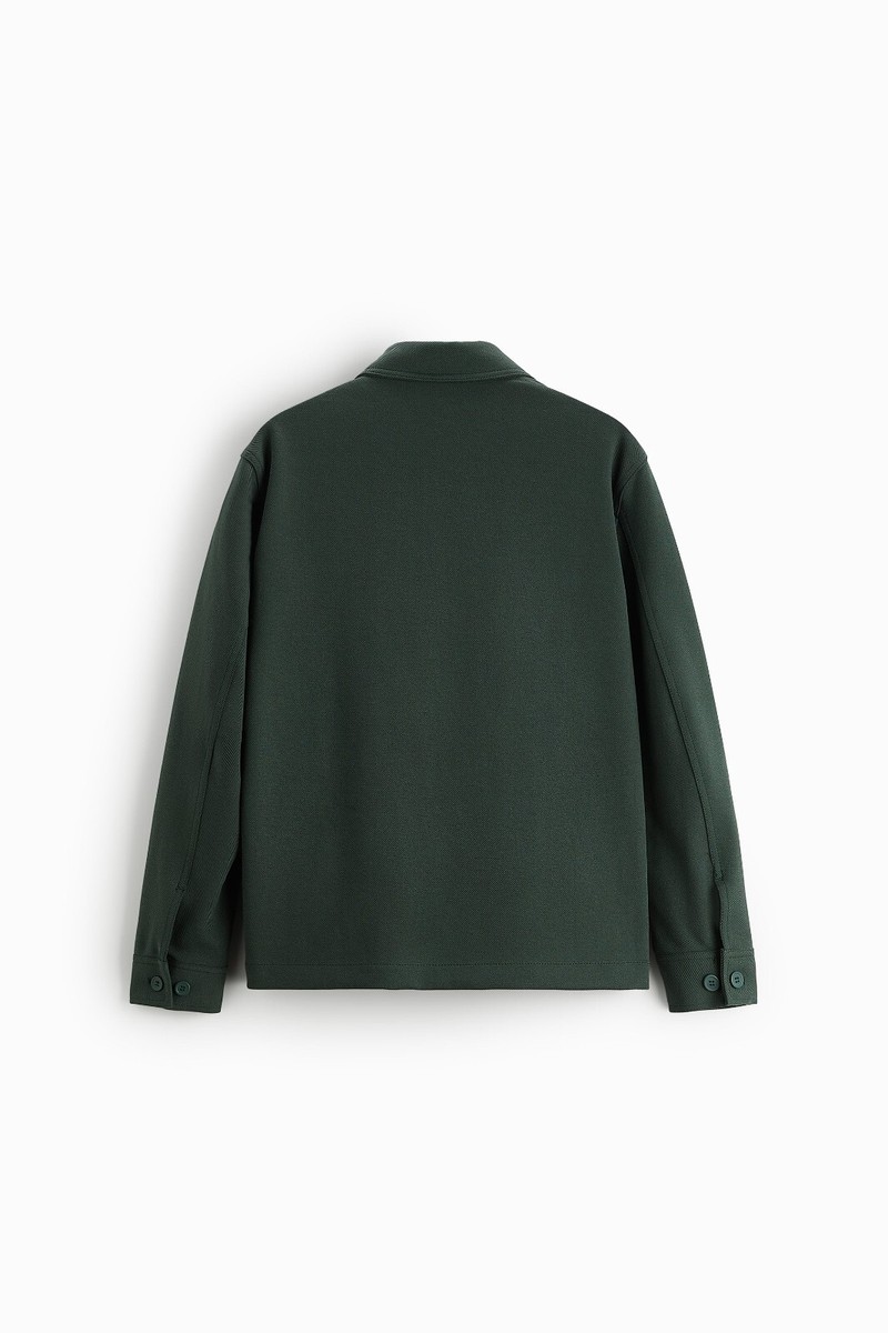 New Zara Pocket Overshirt Shirt Jacket S Green 0706/318 New Zara Pocket Overshirt Shirt Jacket S Green 0706/318