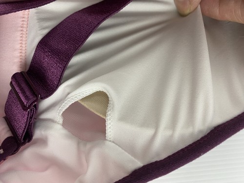 Rockwear Medium Impact Front Zip Sports Bra Active Wear Top Size 8 - Picture 7 of 7