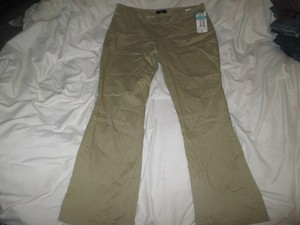 riders by lee mid rise straight leg khaki pants