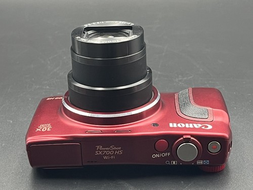 Canon Power Shot SX700 HS Compact Digital Camera Red Free Shipping #137 - Picture 9 of 15