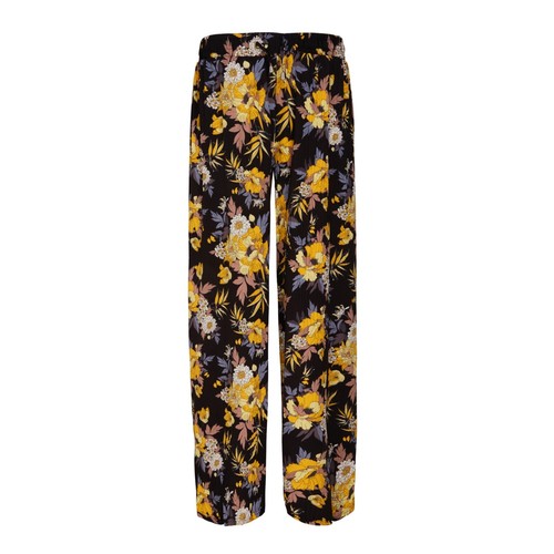 Palazzo Trousers Ladies Womens Harem Pants Wide Leg Loose Fit Pleated Floral NEW - Picture 13 of 17