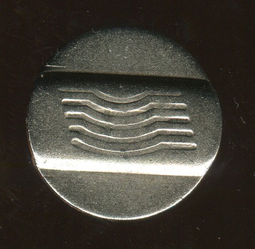 KYRGYZSTAN: TELEPHONE TOKEN Bishkek BGTS white color type 1 "4" 1990-2000s - Picture 2 of 2