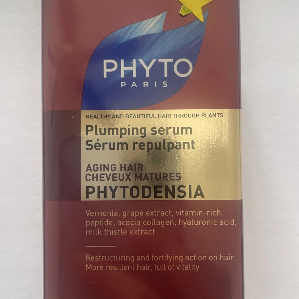 PHYTO PHYTODENSIA Suero Relleno Cabello Envejecimiento 1 oz / 30 ml ¡¡NUEVO!!! Foto 2 de 4