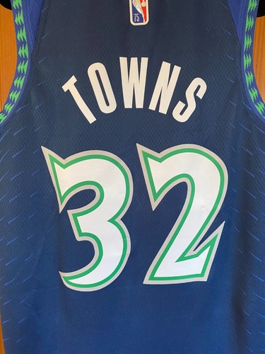 Karl Anthony Towns Nike City Trikot Swingman 75th Diamond Edition Gr. 44 M - Bild 9 von 12