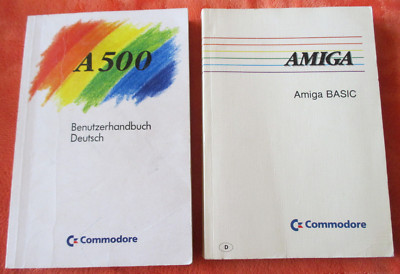 Commodore Amiga A500 Benutzerhandbuch + Amiga Basic, deutsch  